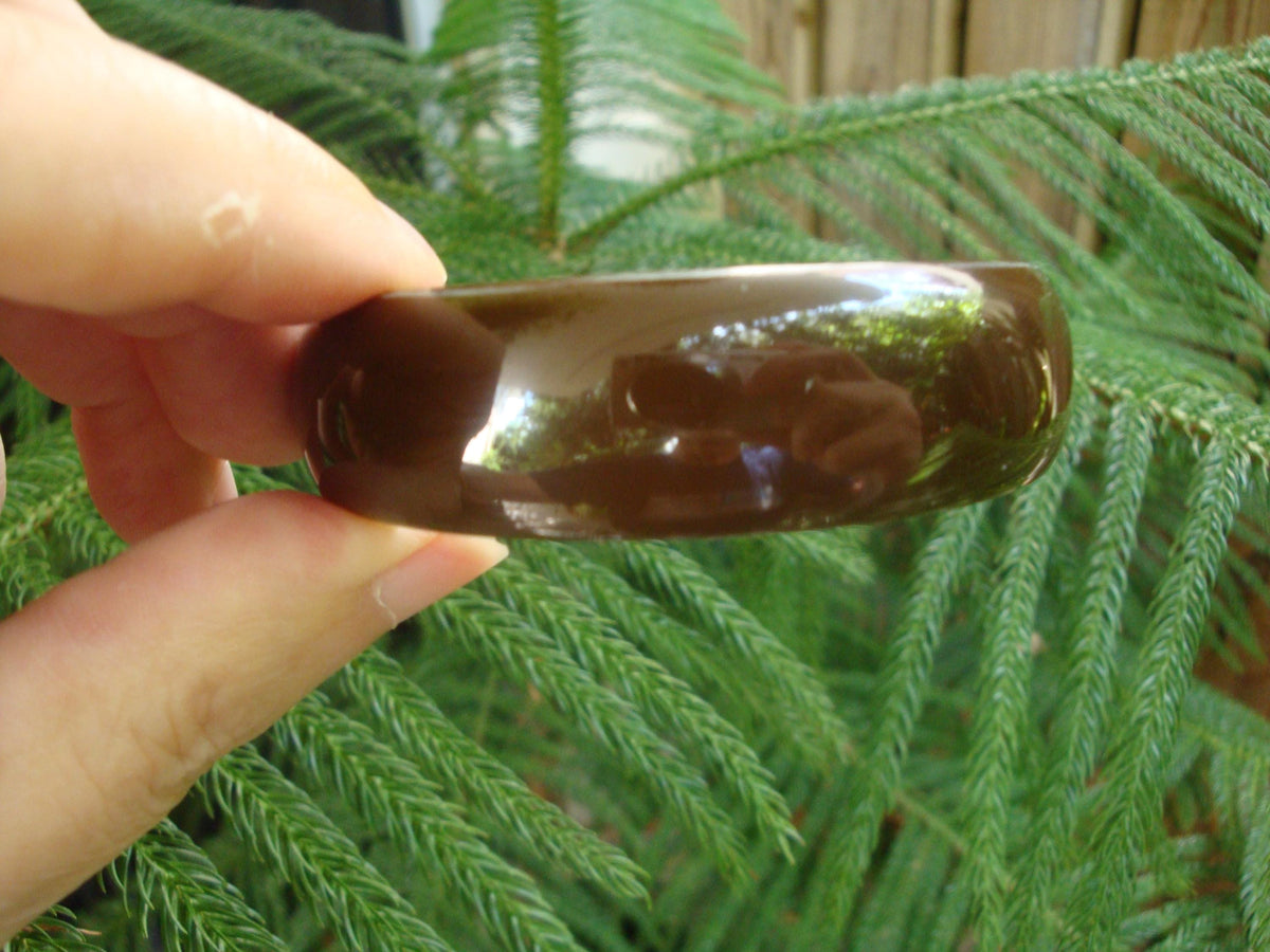 Restored Chocolate Brown Bakelite Bracelet: 3/4" Vintage Bangle!
