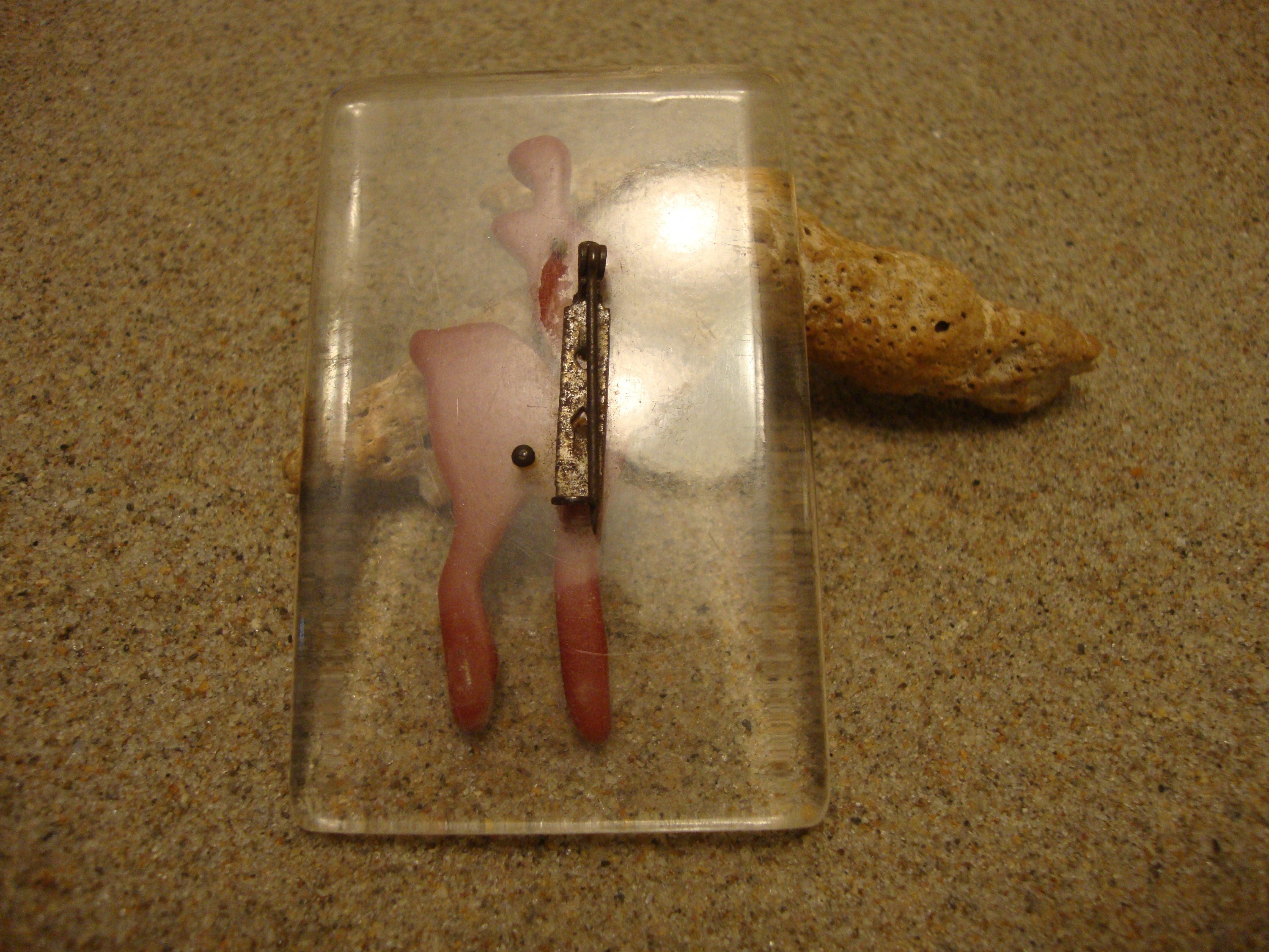 WoW Check This Out!! Super Rare Bakelite "Bambi" & Lucite Brooch!