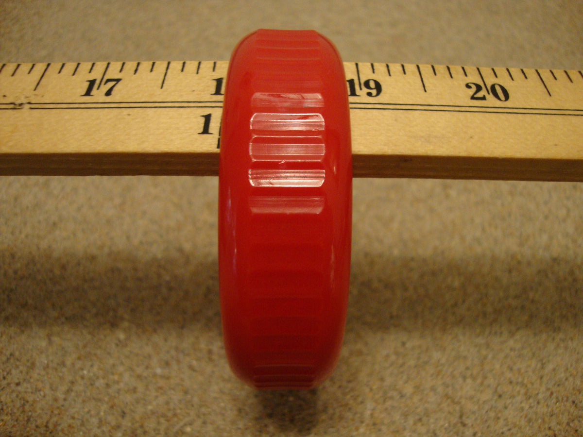 Vintage Cherry Red Bakelite Bracelet: Machine Age Carved Bangle