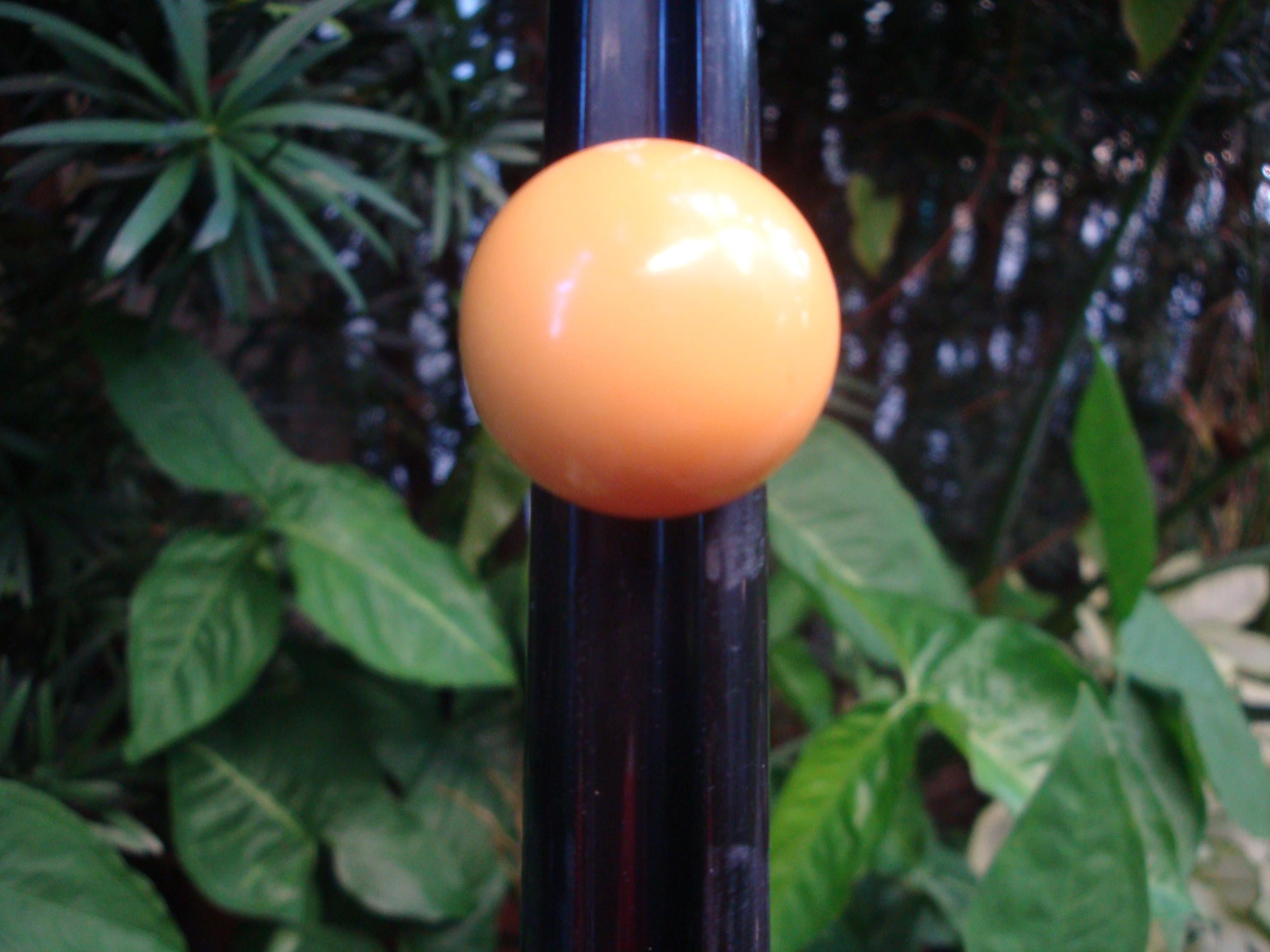 Vintage Bakelite High Domed Ring! Size 5 1/2;  Solid Canary Yellow Color!