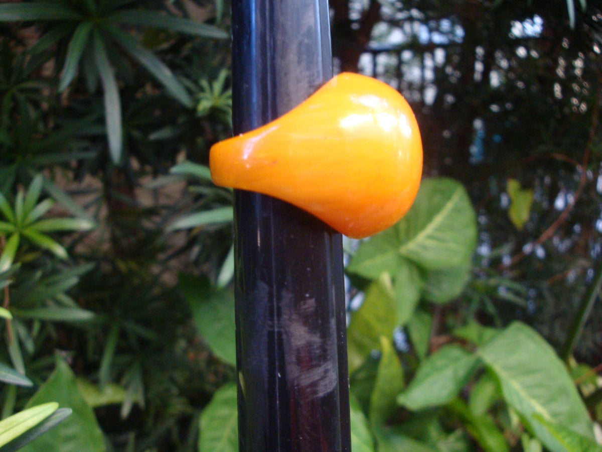 Vintage Bakelite High Domed Ring! Size 6 1/2; Marbled Orange/Cream Colors!