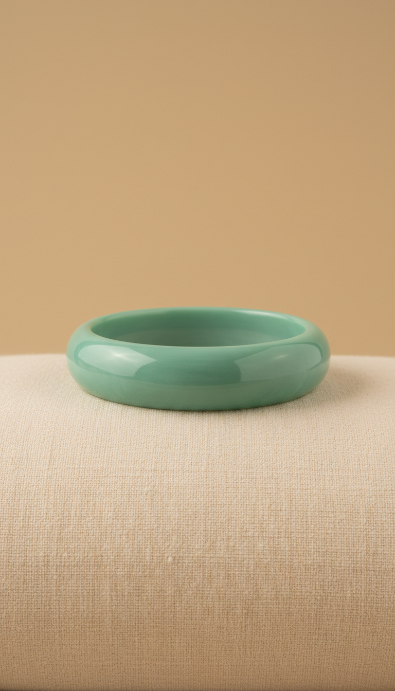 Seafoam Green Bakelite Bangle