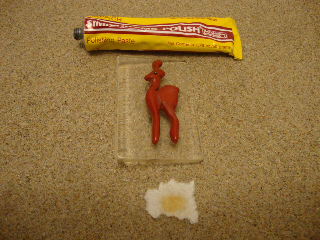 WoW Check This Out!! Super Rare Bakelite "Bambi" & Lucite Brooch!